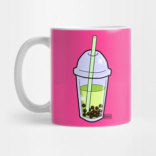 Green neon bubbletea Mug